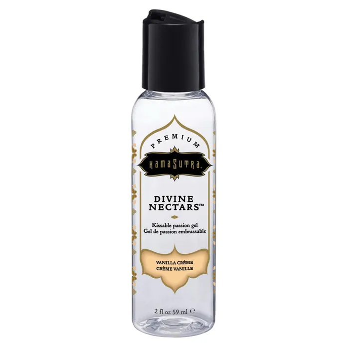 Divine Nectars Flavored Body Glide Vanilla Crme 2 fl oz Kama Sutra Dildos
