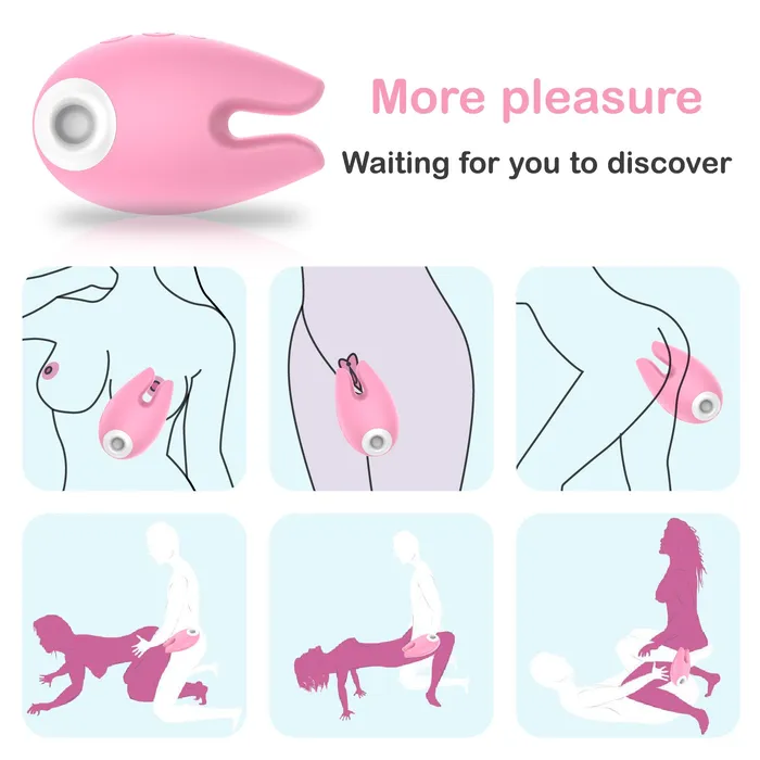 Domlust Female Sex Toys Clit Sucking Nipple Clamp Female Sex Toys Extra Quiet Clitoral Vibrator
