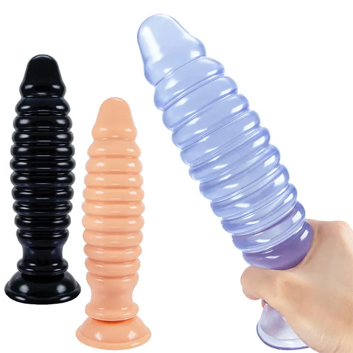 Domlust Male Sex Toys Big Dildo Anal Plug Soft Penis Anal Dilator Sex Toys for Women Men