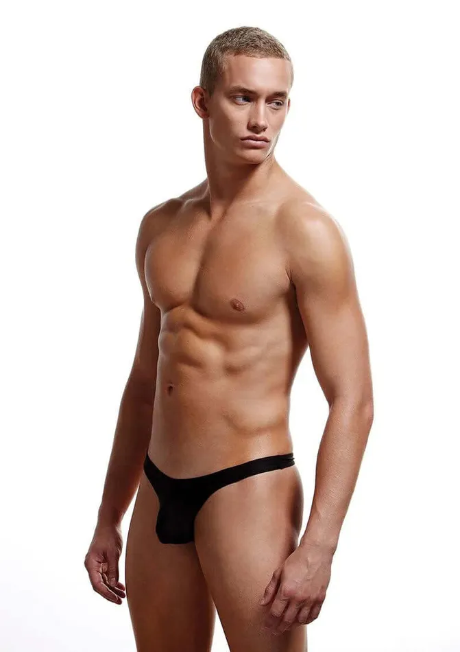 Envy Menswear Low Rise Thong Largexlarge Black Anal