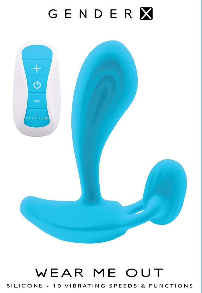 Evolved Gender X Gender X Wear Me Out Prostate Massager Blue Anal