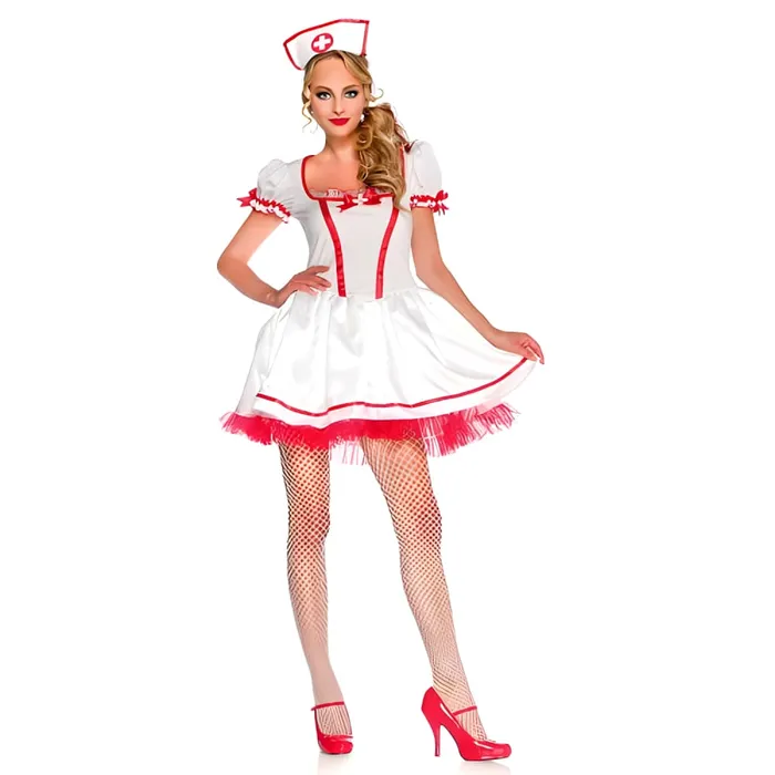 Female Sex Toys Leg Avenue Leg Avenue Naughty Nurse Costume Small