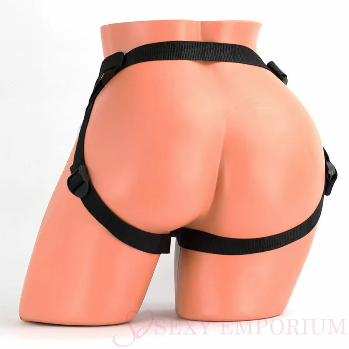 Female Sex Toys Pink Anal Starter StrapOn Dildo with Red Harness Universal StrapOns