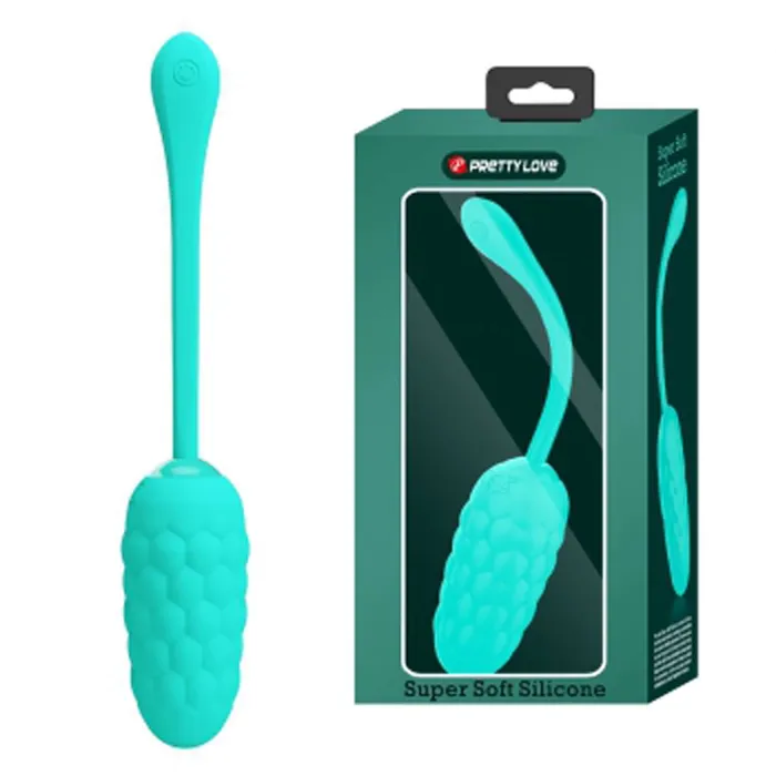 Female Sex Toys Pretty Love Marina Rechargeable Vibrating Egg Turquoise