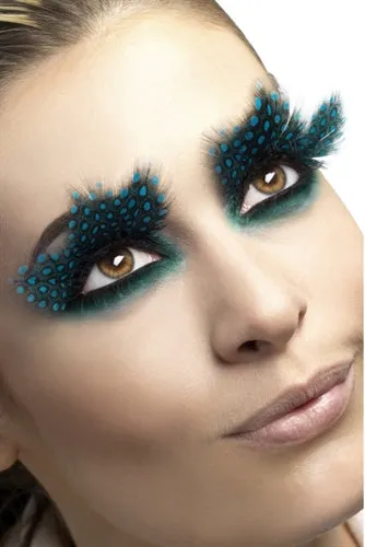Fever Lingerie Male Sex Toys Large Aqua Dots Feather Eyelashes