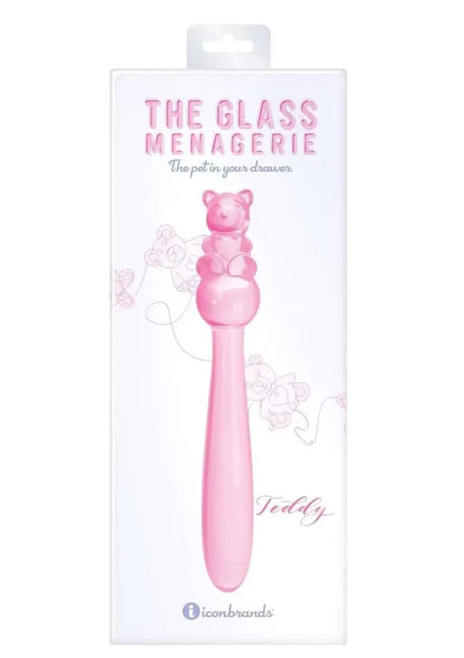 Glass Menagerie Teddy Dildo Pink Icon Brands Dildos