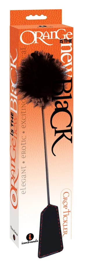 Icon Brands Anal Orange Is the New Black Riding Crop and Tickler