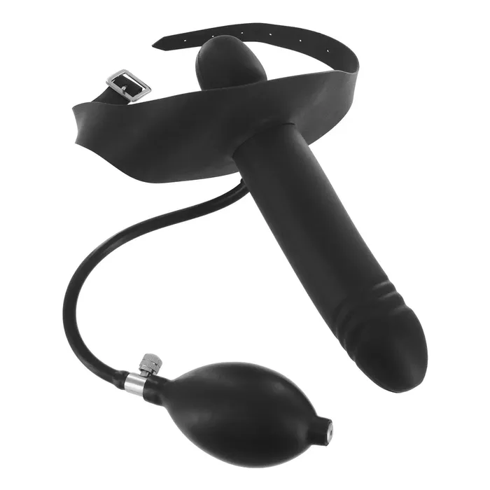 Inflatable Gag with Dildo XR Brands Female Sex Toys