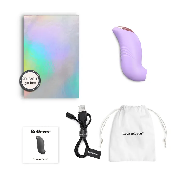 LOVE TO LOVE Vibrators BELIEVER VIVA MAUVE