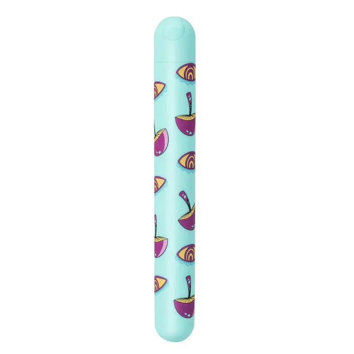 Maia Toys Vibrators Lucy Mushroom Pattern Rechargeable XLong Bullet Blue