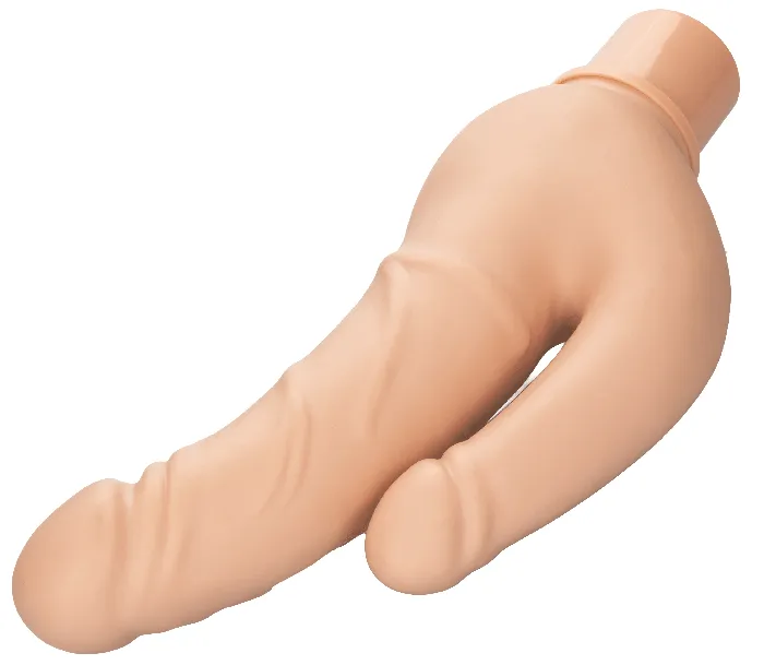 Male Sex Toys CalExotics Rechargeable Power Stud Over and Under Ivory