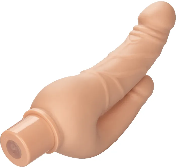 Male Sex Toys CalExotics Rechargeable Power Stud Over and Under Ivory