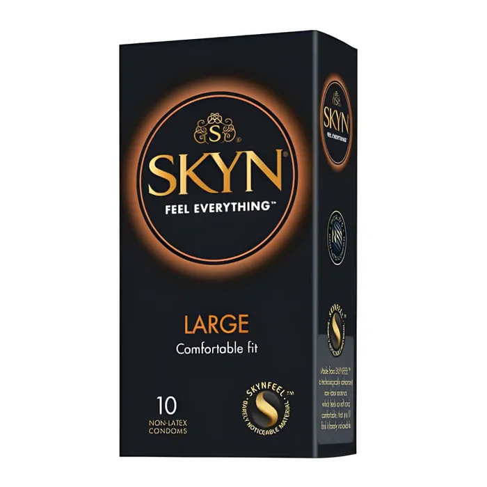 Male Sex Toys Mates Mates SKYN Large Non Latex Condoms 10 Pack