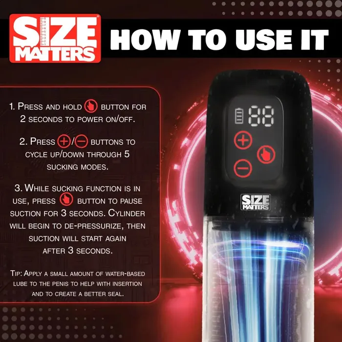 Male Sex Toys New Combo Penis Pump and Stroker Sleeve Sucking Penis Pump with Attachments Size Matters