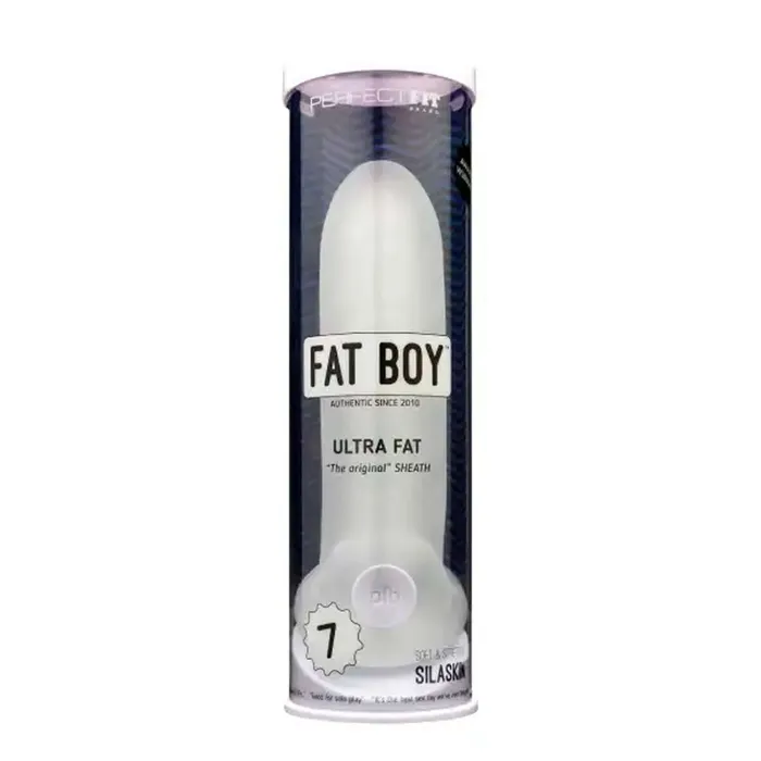 Male Sex Toys Perfect Fit Fat Boy Original Ultra Fat 70 Clear