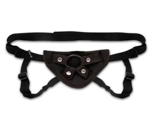 Neoprene Strapon Harness Black Lux Fetish Female Sex Toys