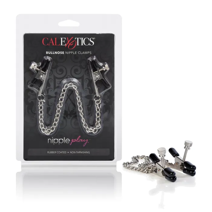 Nipple Play Bull Nose Nipple Clamps CalExotics Couples