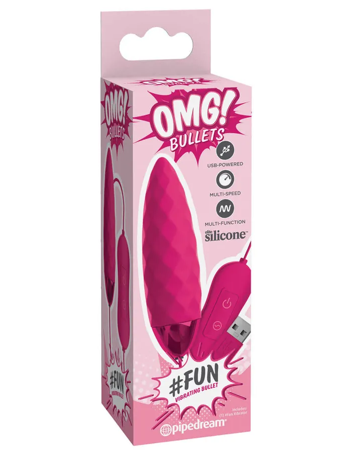 Omg Bullets Fun Vibrating Bullet Pipedream Female Sex Toys