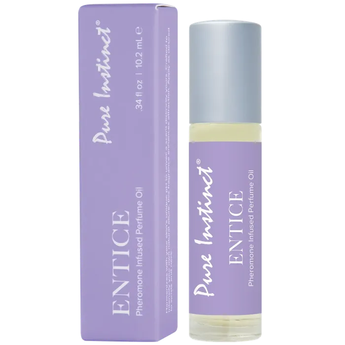 Pure Instinct Entice 34oz 10mL Pheromone Infused Perfume Oil RollOn Female Sex Toys Pure Instinct Entice 34oz 10mL Pheromone Infused Perfume Oil RollOn Female Sex Toys