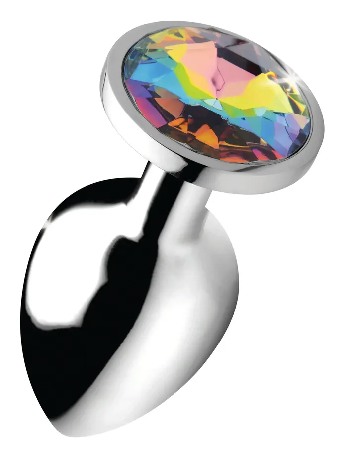 Rainbow Prism Gem Anal Plug Large XR Brands Male Sex Toys