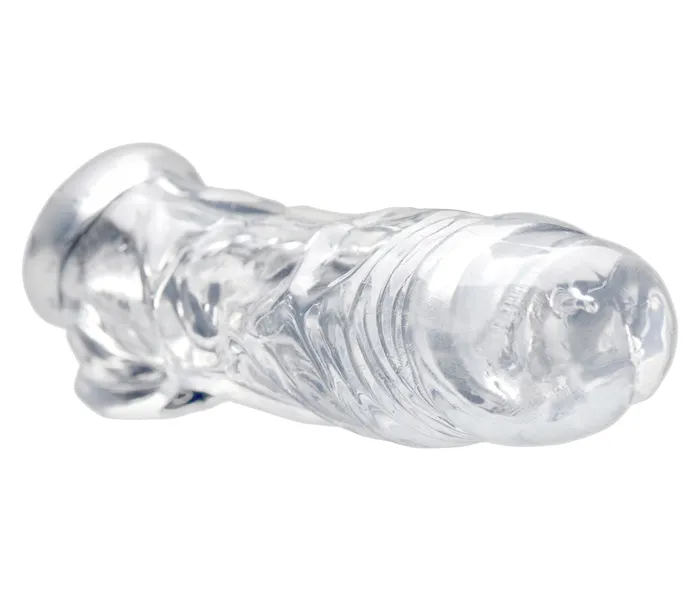 Realistic Clear Penis Enhancer and Ball Stretcher XR Brands Size Matters Male Sex Toys Realistic Clear Penis Enhancer and Ball Stretcher XR Brands Size Matters Male Sex Toys