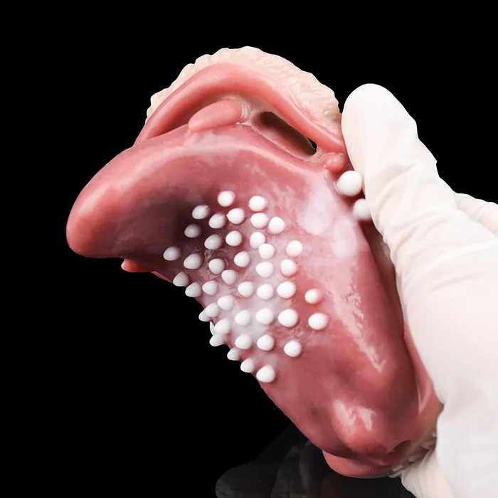 Realistic Tongue Grinder Female Sex Toys Remote Control Vibrating Bullet Strapless Oral Masturbation Domlust Female Sex Toys