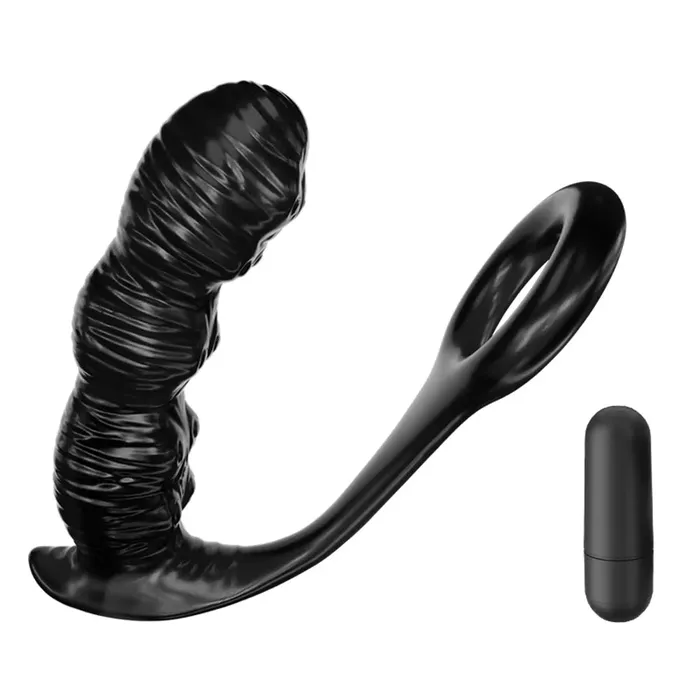 Remote Controlled Finger Prostate Massager Vibrating Cock Ring Male Sex Toys Domlust Couples