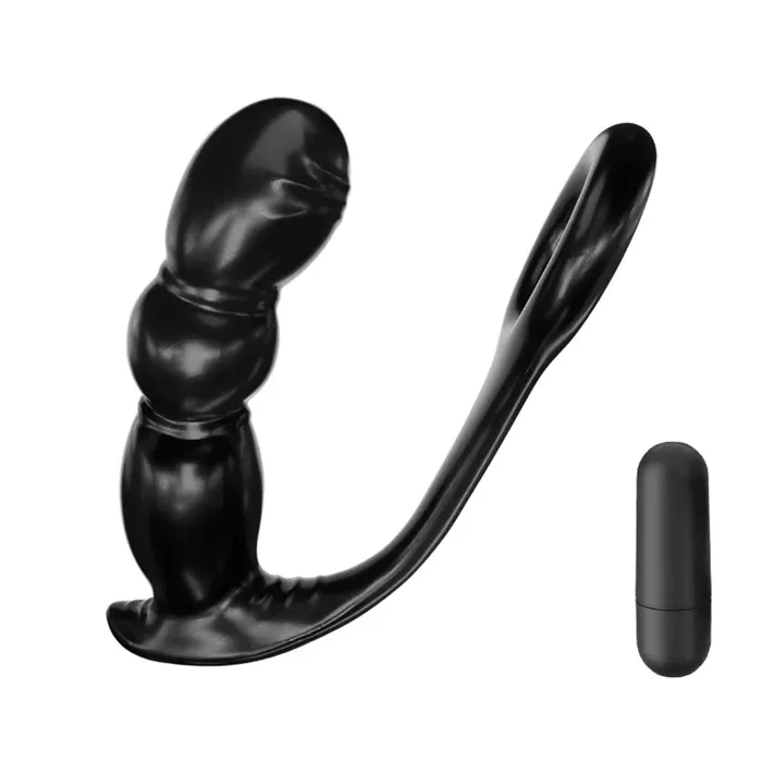 Remote Controlled Finger Prostate Massager Vibrating Cock Ring Male Sex Toys Domlust Couples