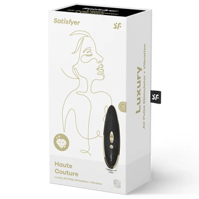 Satisfyer Anal Haute Couture black white