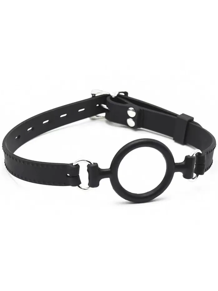 Silicone Ring Gag BDSM Toys Bondage Restraints Adjustable Size Domlust Couples