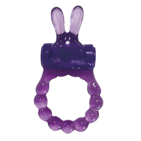 Vibrating Bunny Ring Purple Top Cat Toys Vibrators