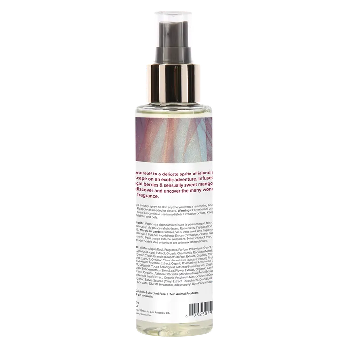 Vibrators Coochy Oh So Tempting Fragrance Mist Island Paradise 4oz 118mL