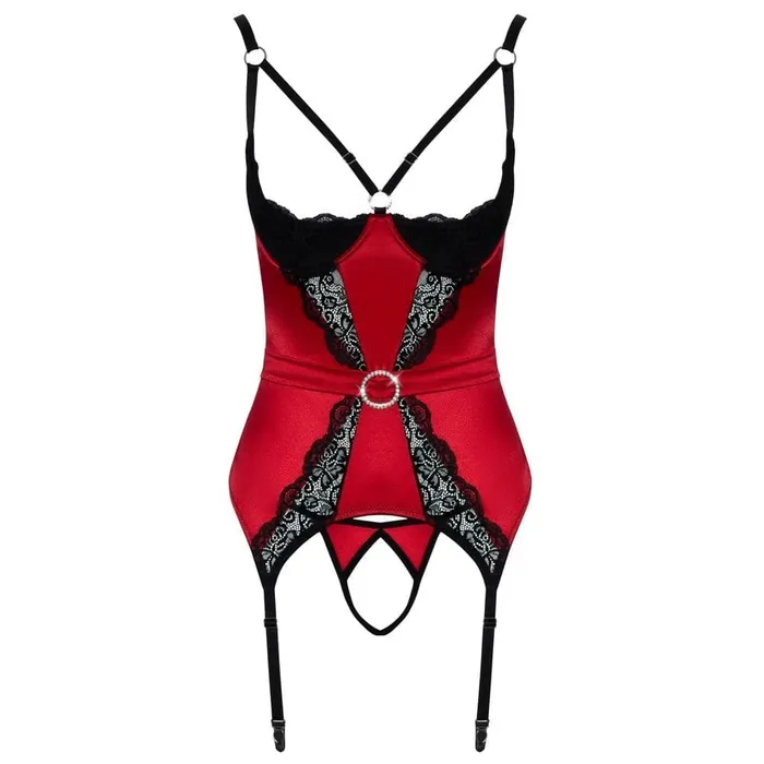 Vibrators Cupless and Crotchless Basque Cottelli Collection