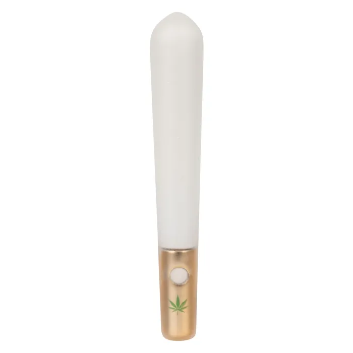 Vibrators Naughty Bits Smoke Show Mini Joint Vibe White CalExotics