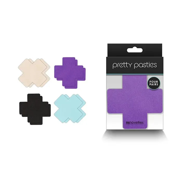 Vibrators New Sensations Novelties Inc Pretty Pasties Cross I Assorted 4 Pair Vibrators New Sensations Novelties Inc Pretty Pasties Cross I Assorted 4 Pair