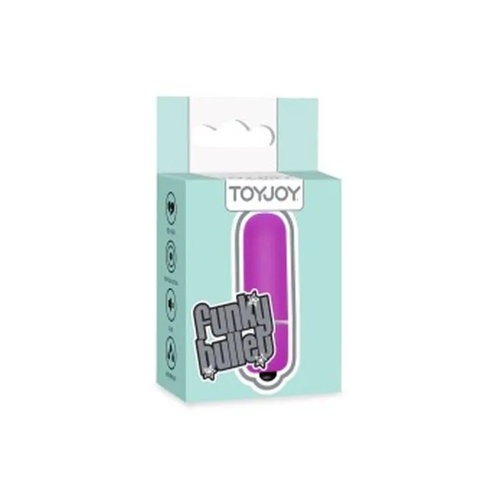 Vibrators Toy Joy Sex Toys ToyJoy Funky Bullet Purple Vibrators Toy Joy Sex Toys ToyJoy Funky Bullet Purple