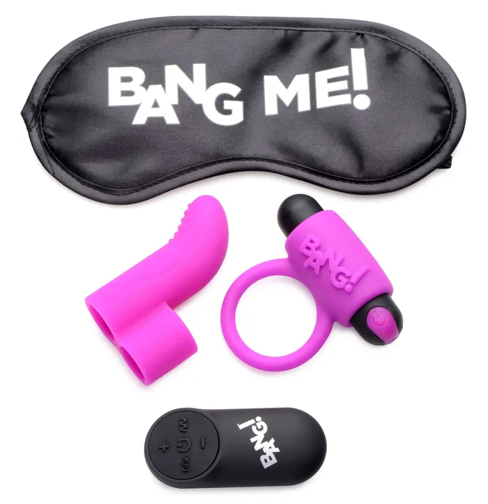 XR Brands Bang Bang Couples Kit Purple Vibrators XR Brands Bang Bang Couples Kit Purple Vibrators