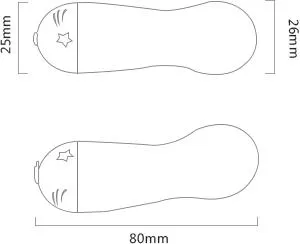 ZALO Female Sex Toys ZALO Baby Star Bullet Appcontrolled Rechargeable Vibrator Berry Violet