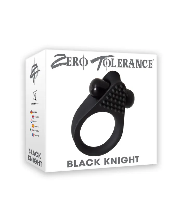 Zero Tolerance Male Sex Toys Zero Tolerance Black Knight Cock Ring