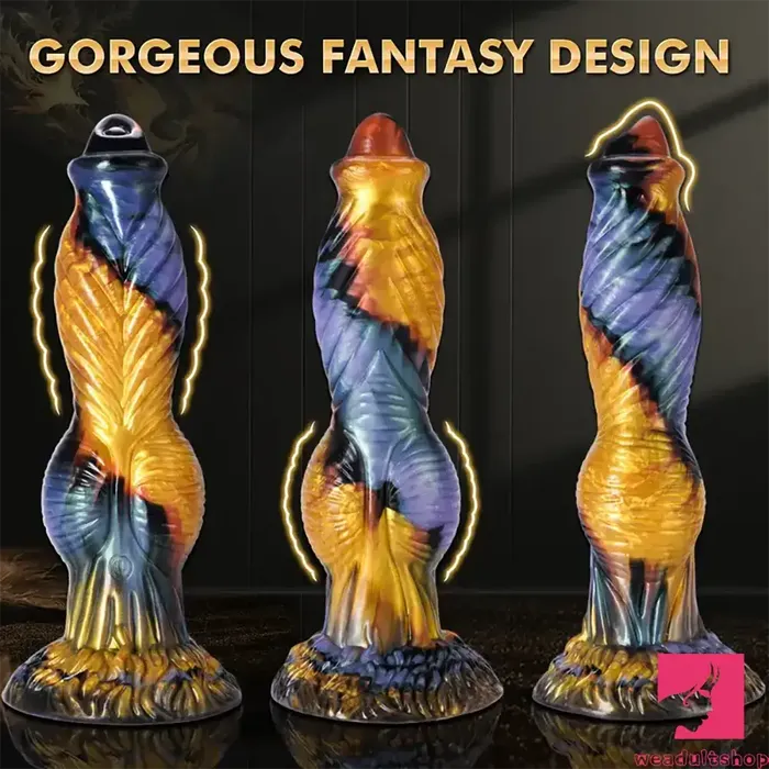 1023in Silicone Telescopic APP Control Monster Vibrating Real Dildo Weadultshop Dildos