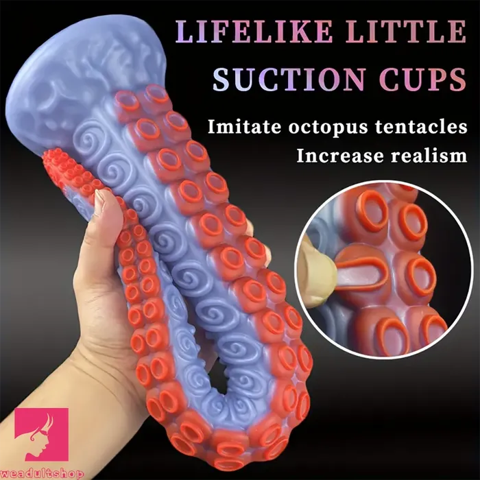 1181in 1574in 1968in Extra Long Tentacle Silicone Soft Huge Dildo Weadultshop Female Sex Toys