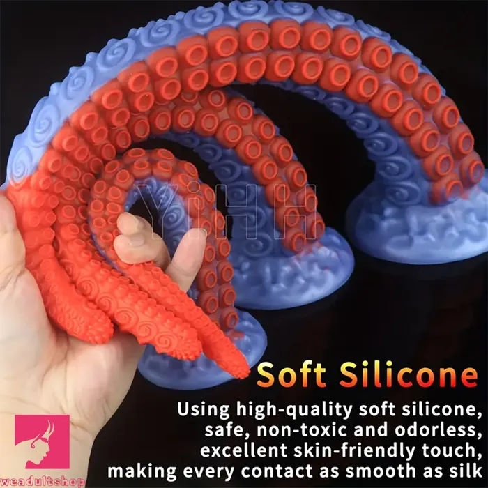 1181in 1574in 1968in Extra Long Tentacle Silicone Soft Huge Dildo Weadultshop Female Sex Toys