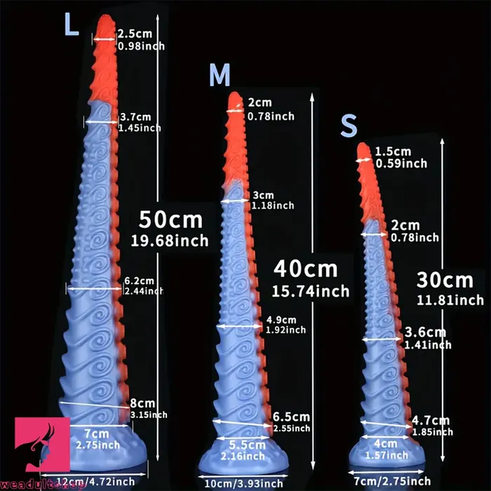1181in 1574in 1968in Extra Long Tentacle Silicone Soft Huge Dildo Weadultshop Female Sex Toys