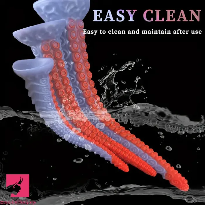 1181in 1574in 1968in Extra Long Tentacle Silicone Soft Huge Dildo Weadultshop Female Sex Toys