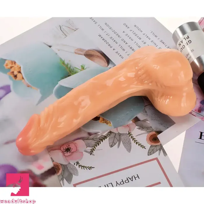 669in Real PVC Skin Sharp Anal Vaginal Stimulation Dildo Adult Toy Weadultshop Male Sex Toys