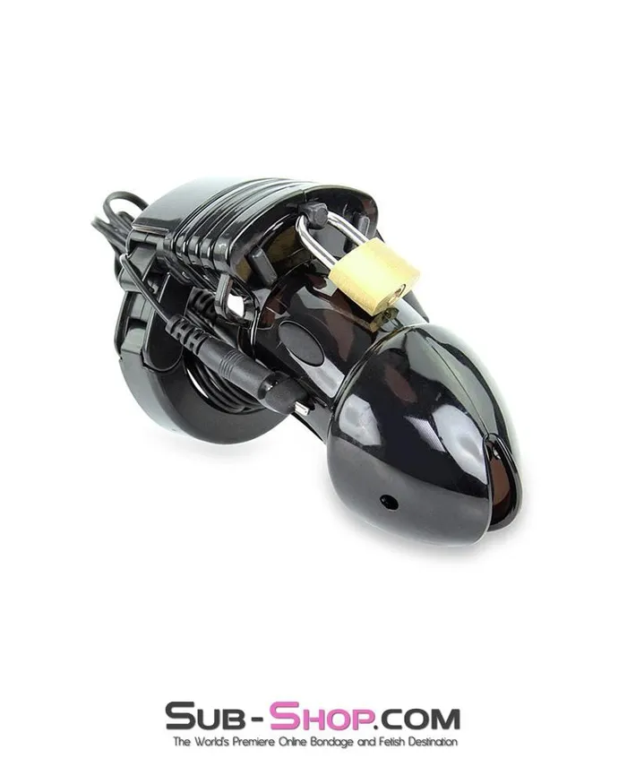 6928AE Electro Stim Black Jack Adjustable Locking Male Cock Cuff Chastity Device Ali Express Male Sex Toys
