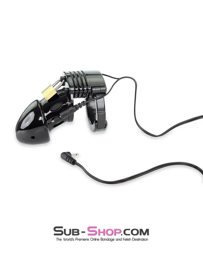 6928AE Electro Stim Black Jack Adjustable Locking Male Cock Cuff Chastity Device Ali Express Male Sex Toys