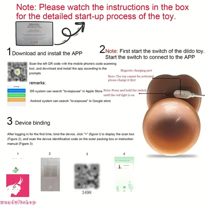 866in 4in1 Rotation Friction Heating Vibrating Thrusting Soft Dildo Weadultshop Female Sex Toys