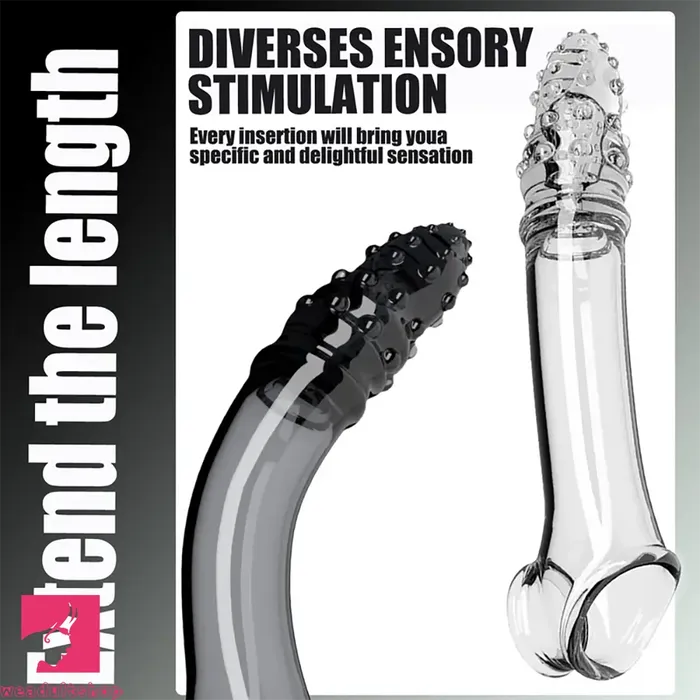 906in Realistic SoftTouch Hollow TPE Soft Spiked Dildo For Adults Weadultshop Female Sex Toys