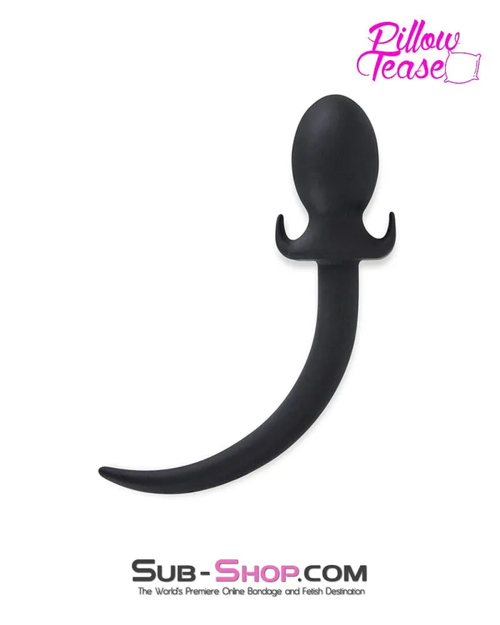 Anal Moonwell 0627M Puppy Dog Pet Play Silicone Anal Plug Dog Tail Medium Plug